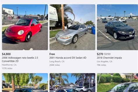 why are facebook marketplace cars so cheap